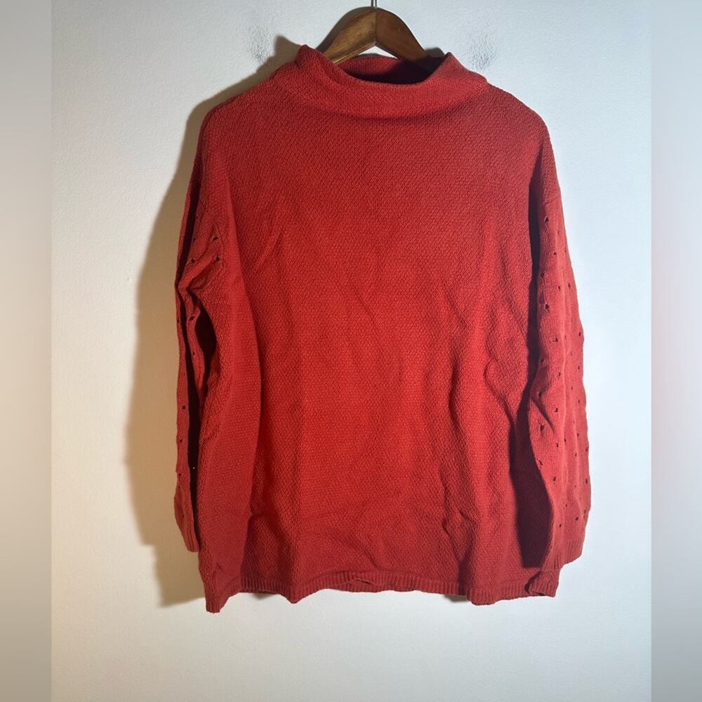 Moth Knit  Red Sweater - Picture 2 of 6